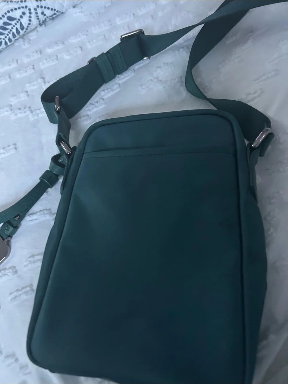 Tumi Teal Cardholder Travel Organizer with Interior Zip Pocket